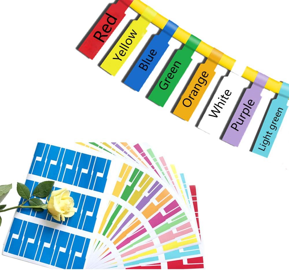 Kabeletiketten 600 Stück - Wasserdichte Aufkleber Für Kabelmanagement