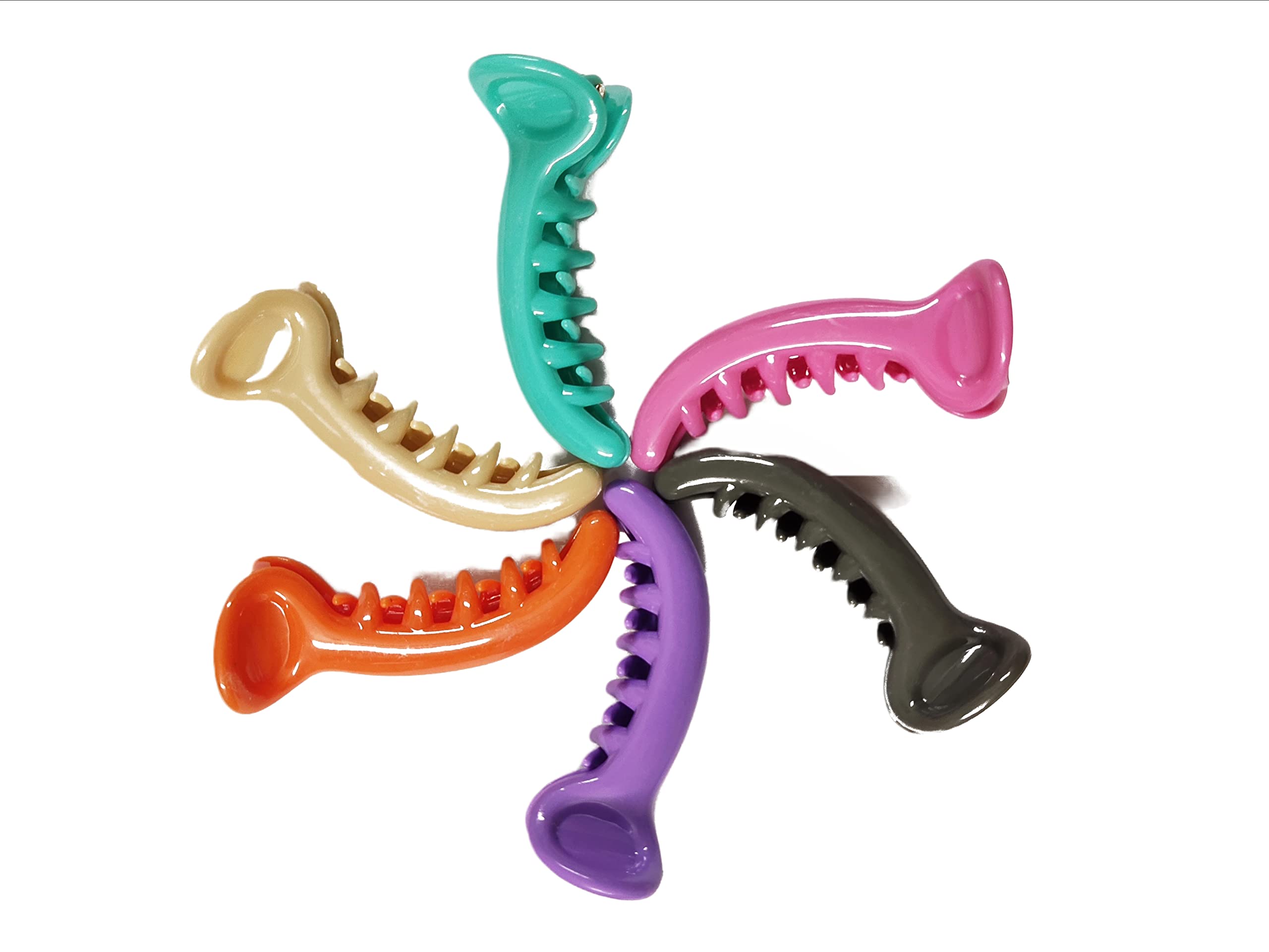 Soika Chilli Clip Hair Clip Hair Holder for Girls & Women (Chilli Multi Color Gloss pack of 4)