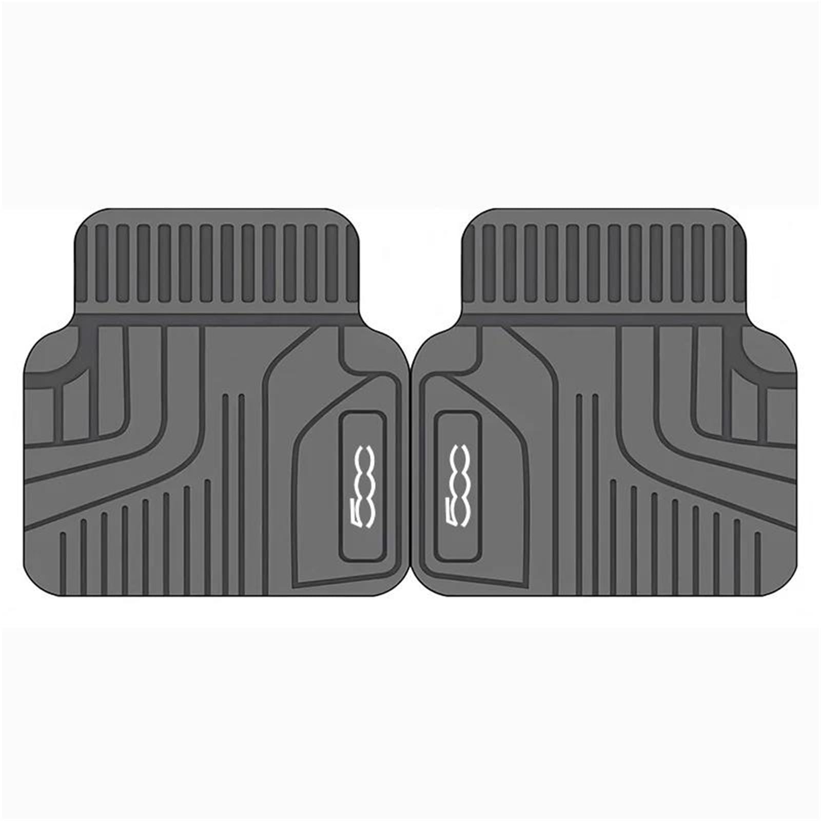 Alfombrillas antideslizantes para Fiat 500 y 500X estera de vehiculo impermeable de 4 piezas 7