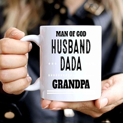 Miniatura 5 de Novelty Gift Man Of God Gift - for Husband, Dada, Grandpa and Family Christians on Special Occassion - 11 Oz White Ceramic Coffee Mug