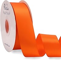 Vista 84 de Ribbli - Cinta de satén burdeos de doble cara, 1 pulgada x 50 yardas - Cinta burdeos oscuro de satén para envoltura de regalos, manualidades