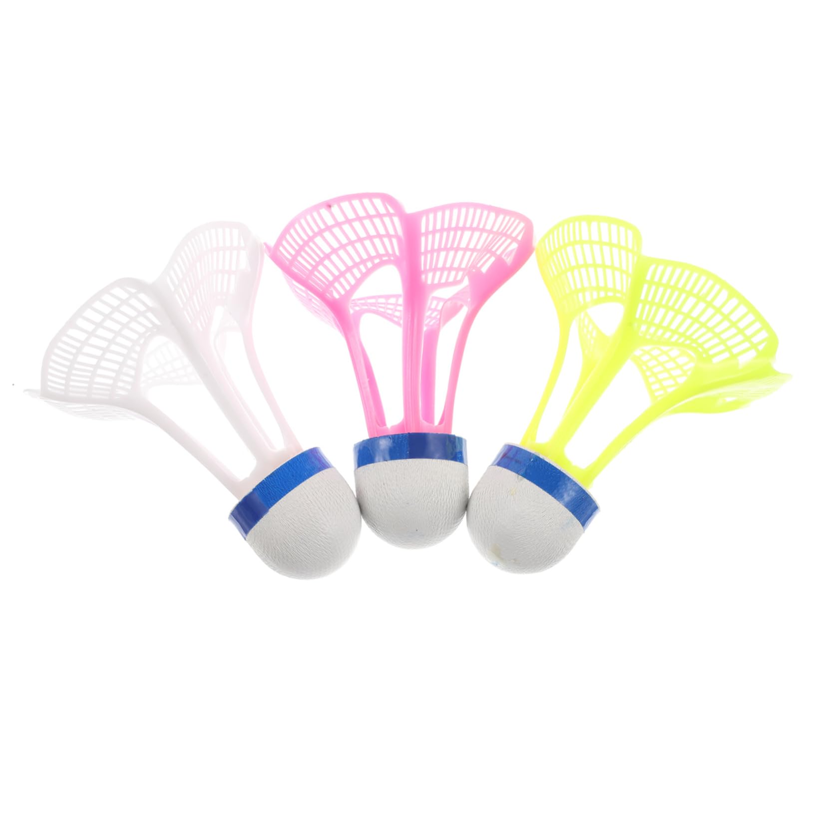 BCOATH Badminton Training Birdie 6 Pack Nylon Shuttlecocks Windproof Rebound for Indoor/