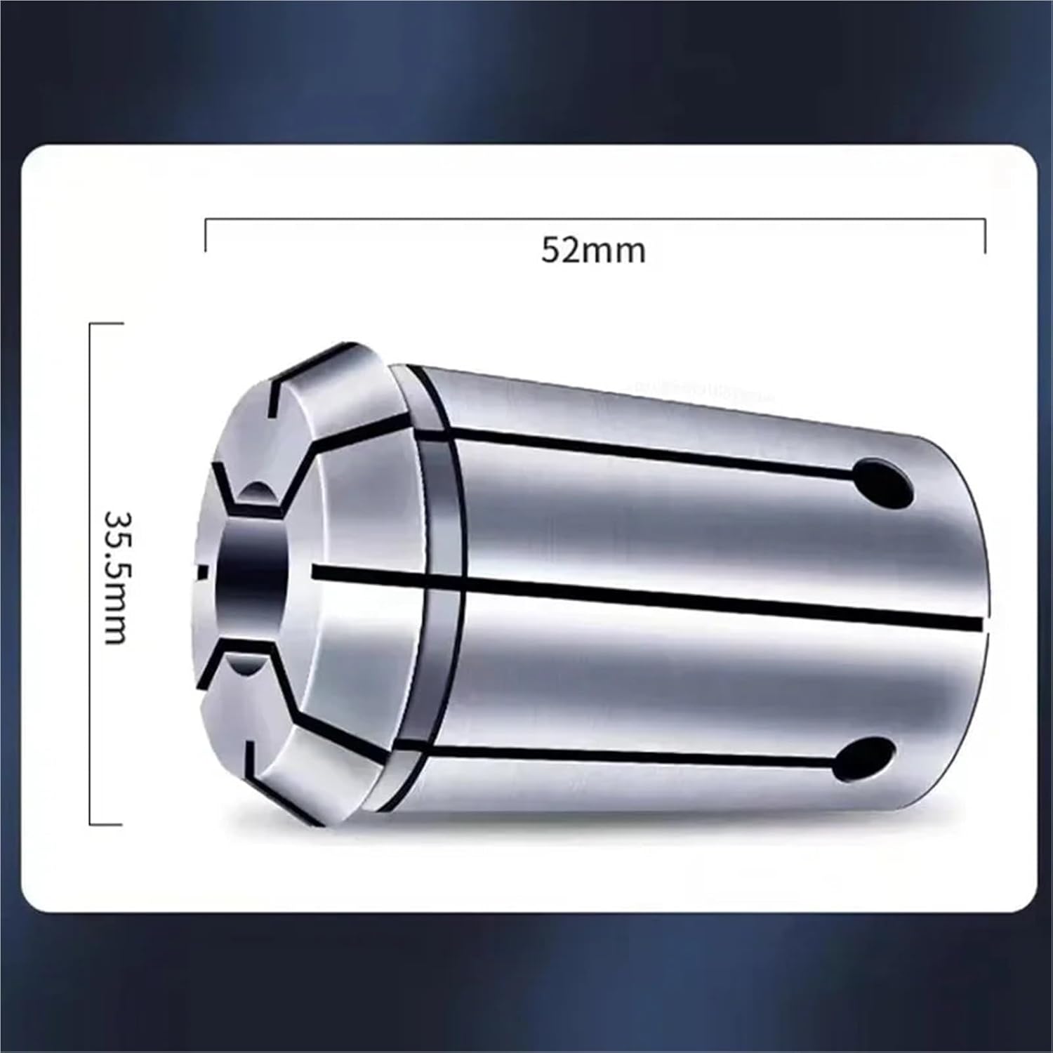 OZ8A Collet EOC8A OZ8 Collet EOC 6A/8A10A/12A/16A/20A/25A/32A/40A/50A DIN6388A Kress 1050 FME-1 Tube Clamp CNC Tools(7.0mm)