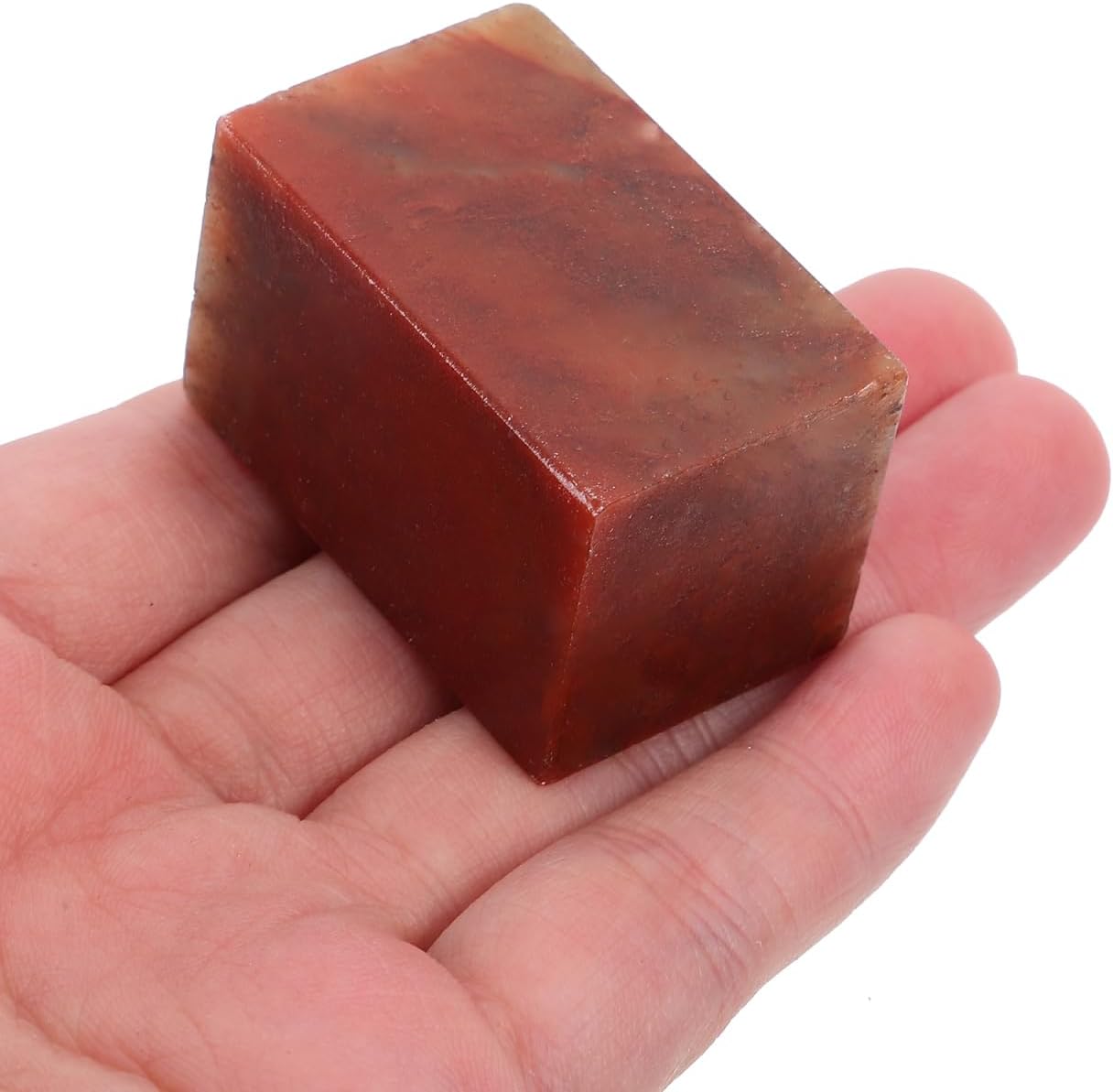 Lurrose 5Pcs Chinese Seal Stone Stamp Set DIY Name Stamp Carving Kit for Calligraphy Scrapbooking Ink Art Crafts 1.57X4.92X0.98In