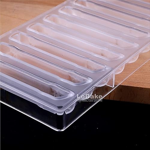 Miniatura 5 de LoBake 9 cavidades Mini palos de bambú forma policarbonato PC chocolate molde caramelo hielo cubo moldes Sugarcraft Fondant Moldes