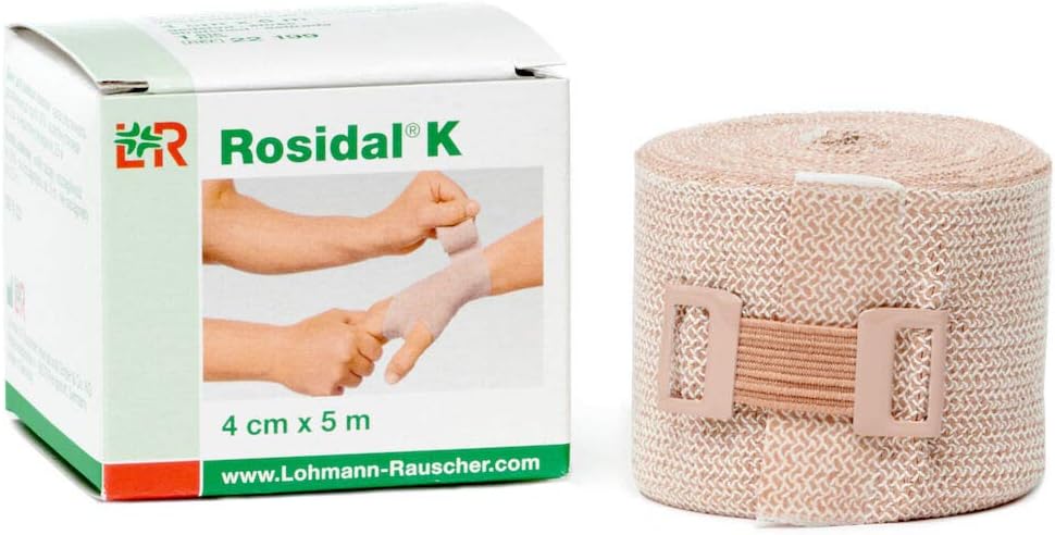 Lohmann & Rauscher Rosidal K Short Stretch Compression Bandage, 1.57" x 5.5 Yards
