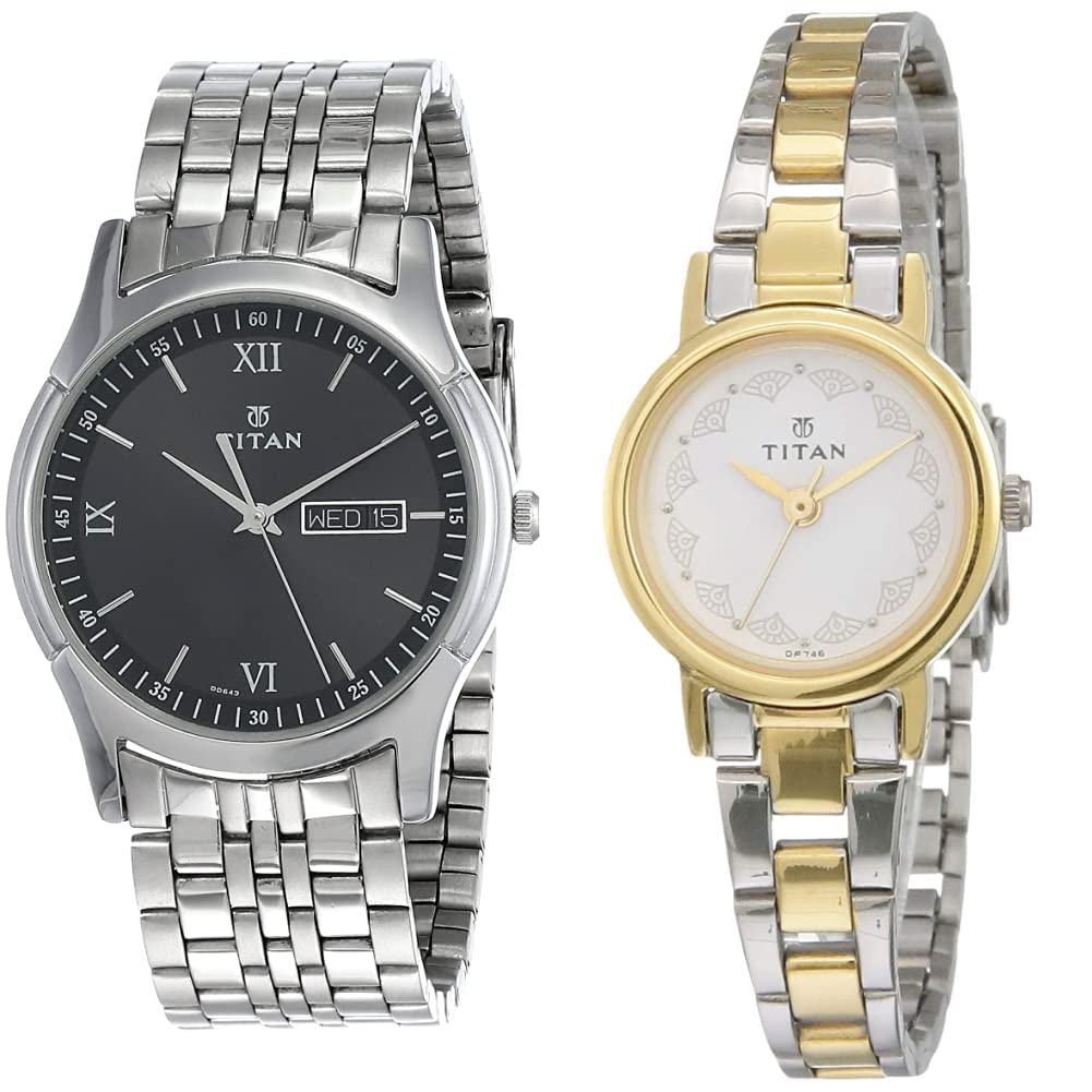 Titan Leather Unisex Analogue Watches Combo (917Bm01,Nk1636Sm01), Multicolor (B07X1GZTN1) Amazon Price History, Amazon Price Tracker