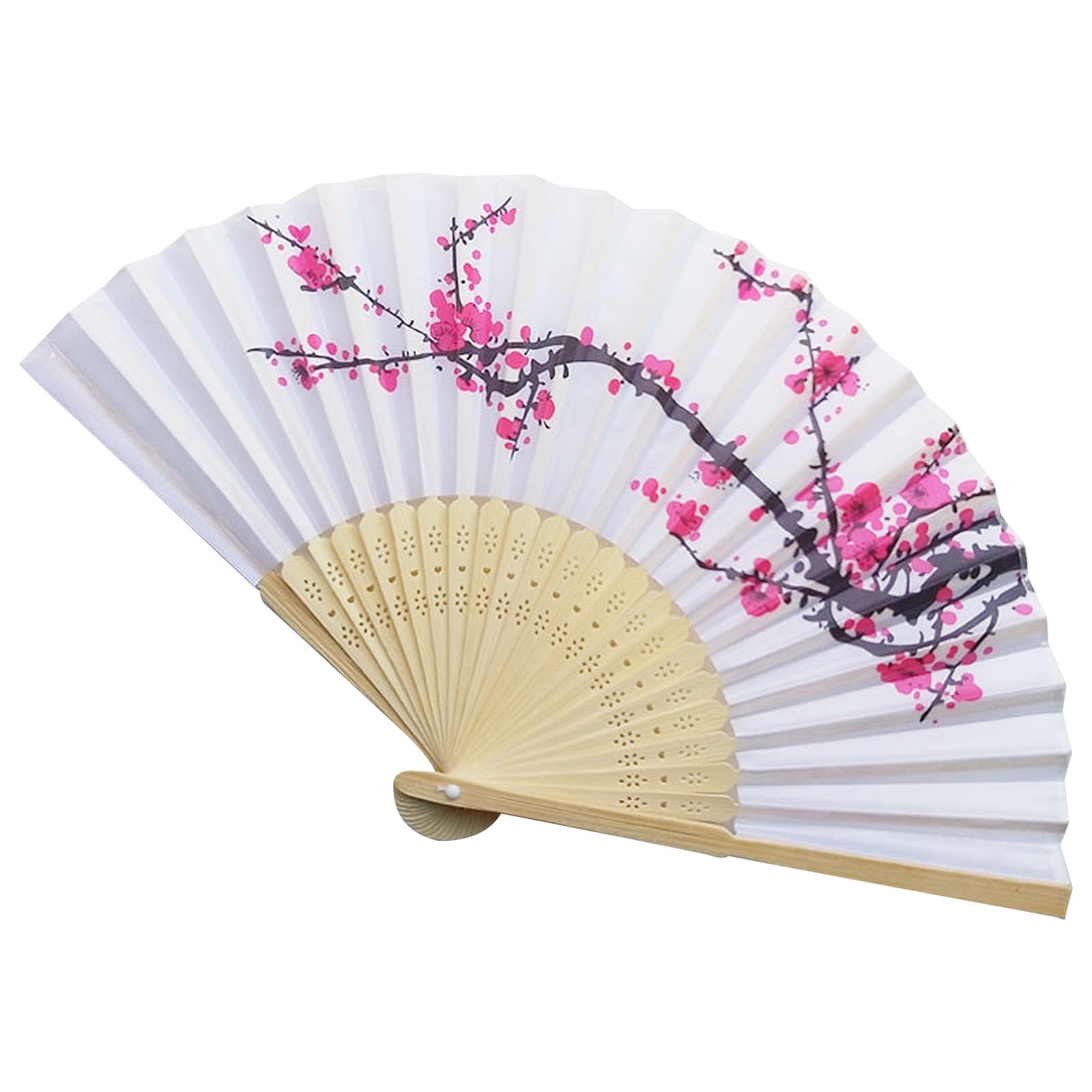 Folding Hand Fan for Women Foldable Chinese Japanese Vintage Bamboo Fans for Dance Performances Gift Home Decorations Folding Fan
