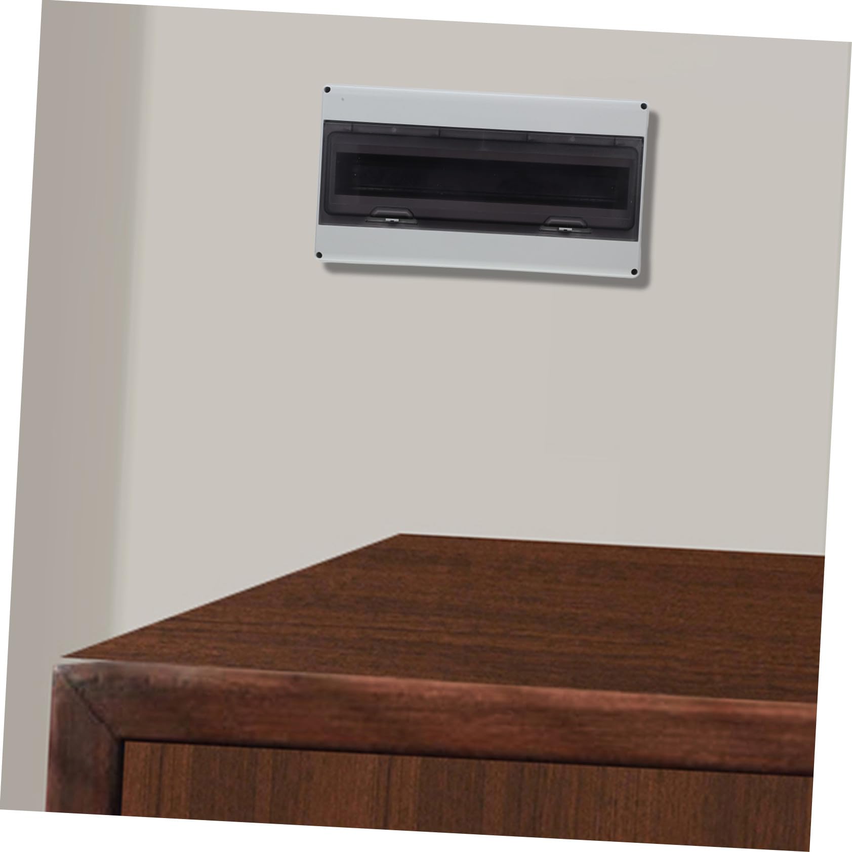 GALPADA Wasserdichter Aufputz verteilerkasten mit Transparentem Fenster Schutzgehäuse Standard Hutschiene für Hochleistungs stromverteilung Outdoor und Industrieeinsatz