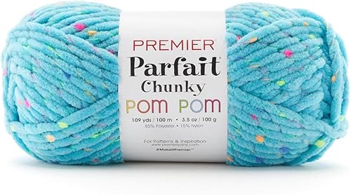 Miniatura 10 de Premier Yarns Parfait - Pompón grueso, chenilla, 2107-02 Noches de neón