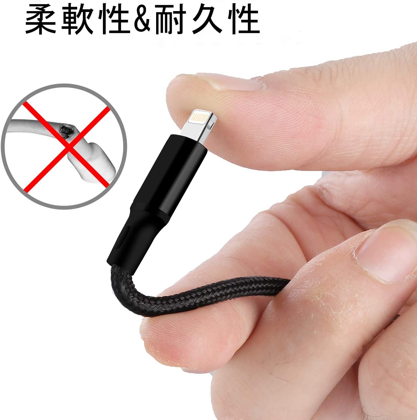 Amazon.co.jp: 【2本セット/1.2M】SDBAUX 4in1 充電ケーブル3A