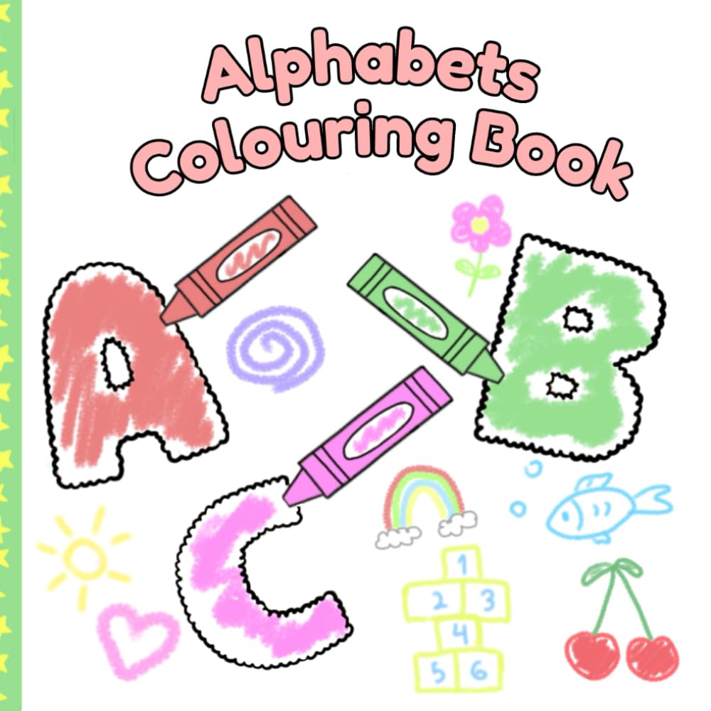 Learn & Colour ABC: Colouring Book for kids