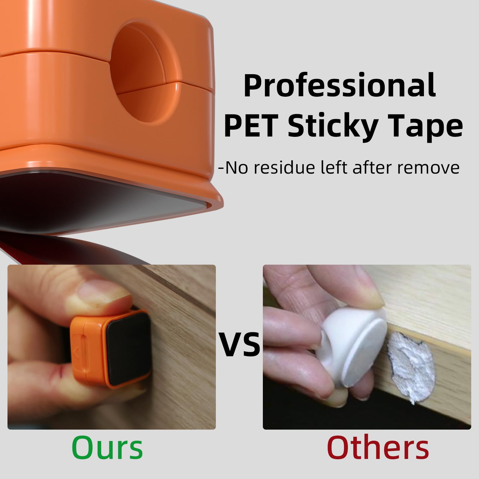 6 Pack Magnetic Cord Organizer, Easy Secure Adhesive Cable Management, Wire Holder Keeper Organizer Management, Hide Or Organize Phone USB Charger Cable for Home,Office,Car,Desk,Nightstand-Orange