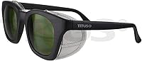 Vista 15 de TITUS Gafas de seguridad de soldadura IR de estilo retro con escudo lateral plegable o ajuste OTG sobre gafas Rx IR3 IR5