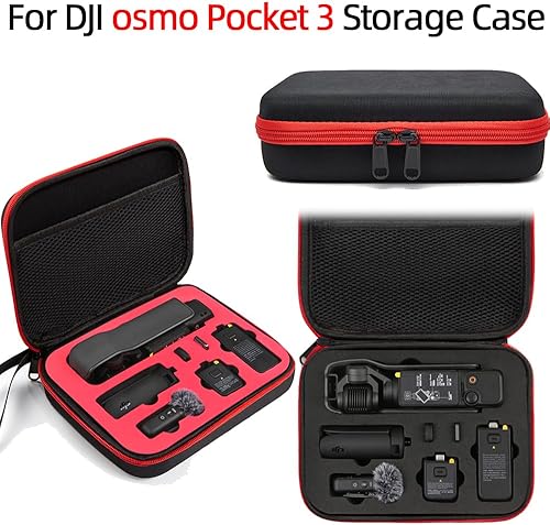 Miniatura 5 de Estuche de almacenamiento para DJI Osmo Pocket 3, estuche rígido impermeable portátil multifuncional, funda de transporte para DJI Pocket 3, bolsa