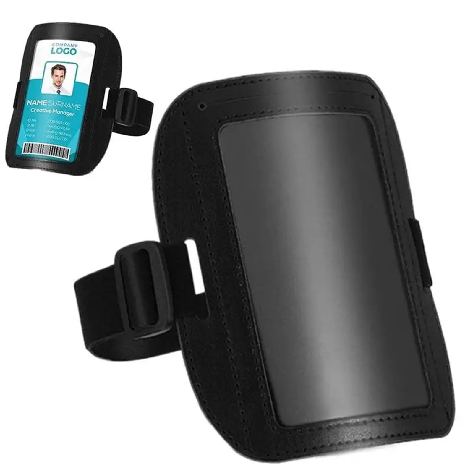 Ausweishalter, 10 Stück, PU-Leder, Arm, Ausweishalter, Ausweishalter, verstellbar, wasserdicht, Skipass-Halter, horizontale Armbänder für Studenten, Bankkarten