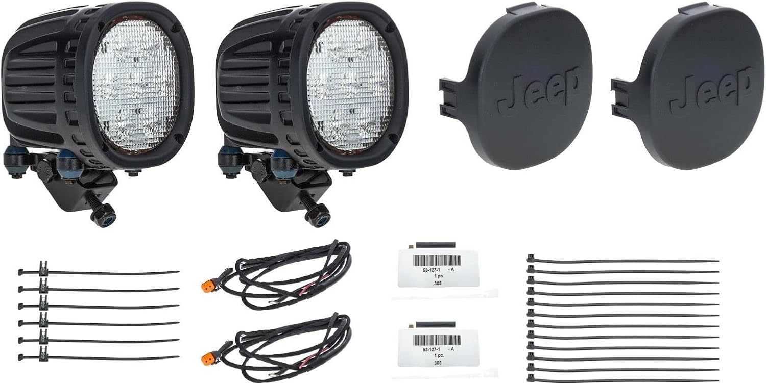 Mopar 82215386AB Off Road Light Kit Jeep Wrangler