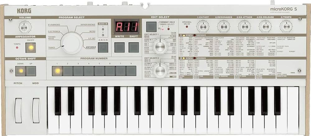 【thisisapen】KORG microKORG S シンセサイザー KORG Microkorg S : Amazon.pl: Instrumenty muzyczne