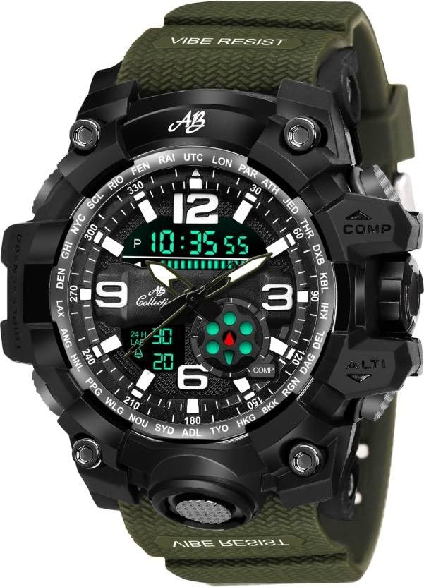 AB Collection G-Style G-007SHOCK Analog-Digital Watch - for Men Green (B0CBVMK4HT) Amazon Price History, Amazon Price Tracker
