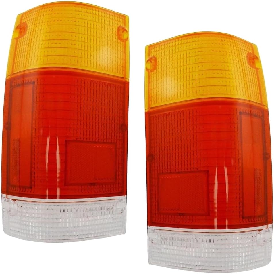 Rareelectrical New Pair Of Tail Light Lens Compatible With Mazda B2200 Le-5 4 Cyl 2.2L B2000 Lx 4 Cyl 2.0L 1986-1993 By Ma2808102 Ma2809102 Ub3951162a Ub3951152a