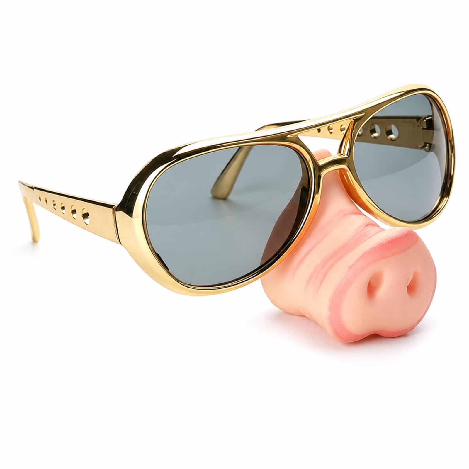 Efuwfugc Novelty Sunglasses, Funny Glasses with Pig Nose Design, Silly Sunglasses for Costume Parties and Social Events, Comedy Glasses for Photo Booth Props and Festival Celebrations