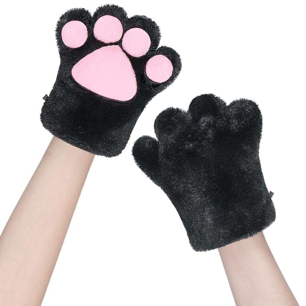 Amazon.co.jp: 冬 動物 肉球 グローブ 4本指 猫 肉球 ミトン