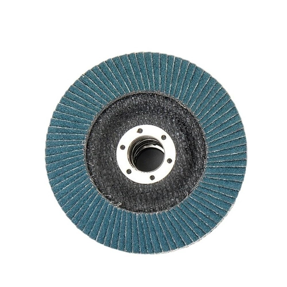 Winkelschleifer-Schleifscheibe 10 Stück 5-Zoll-Schleifscheiben zur Metallentfernung, Körnung 40/60/120, Winkelschleifer-Schleifrad, 125-mm-Fächerscheiben(40)