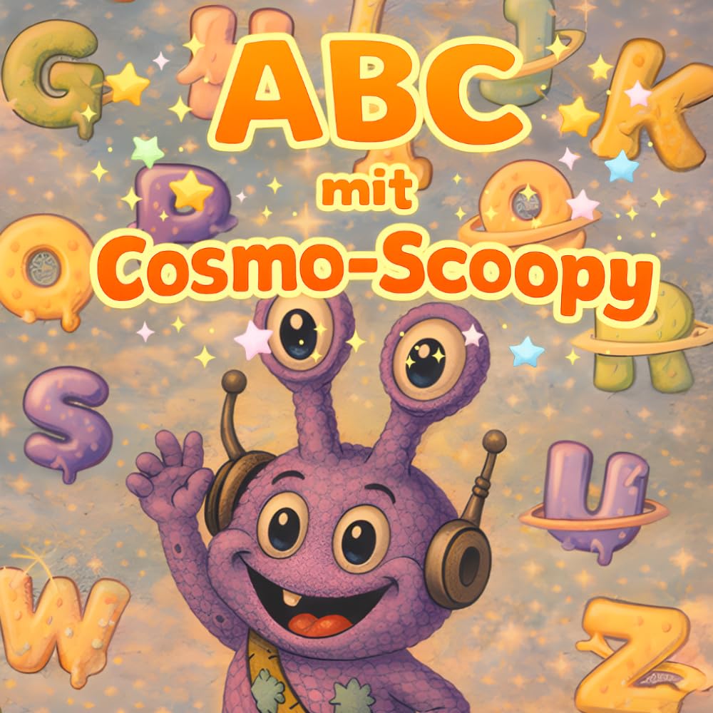 ABC mit Cosmo-Scoopy: Ein ABC-Lernbuch von A bis Z für Kleinkinder und Vorschulkinder (cosmo-scoopy (deutsche edition))