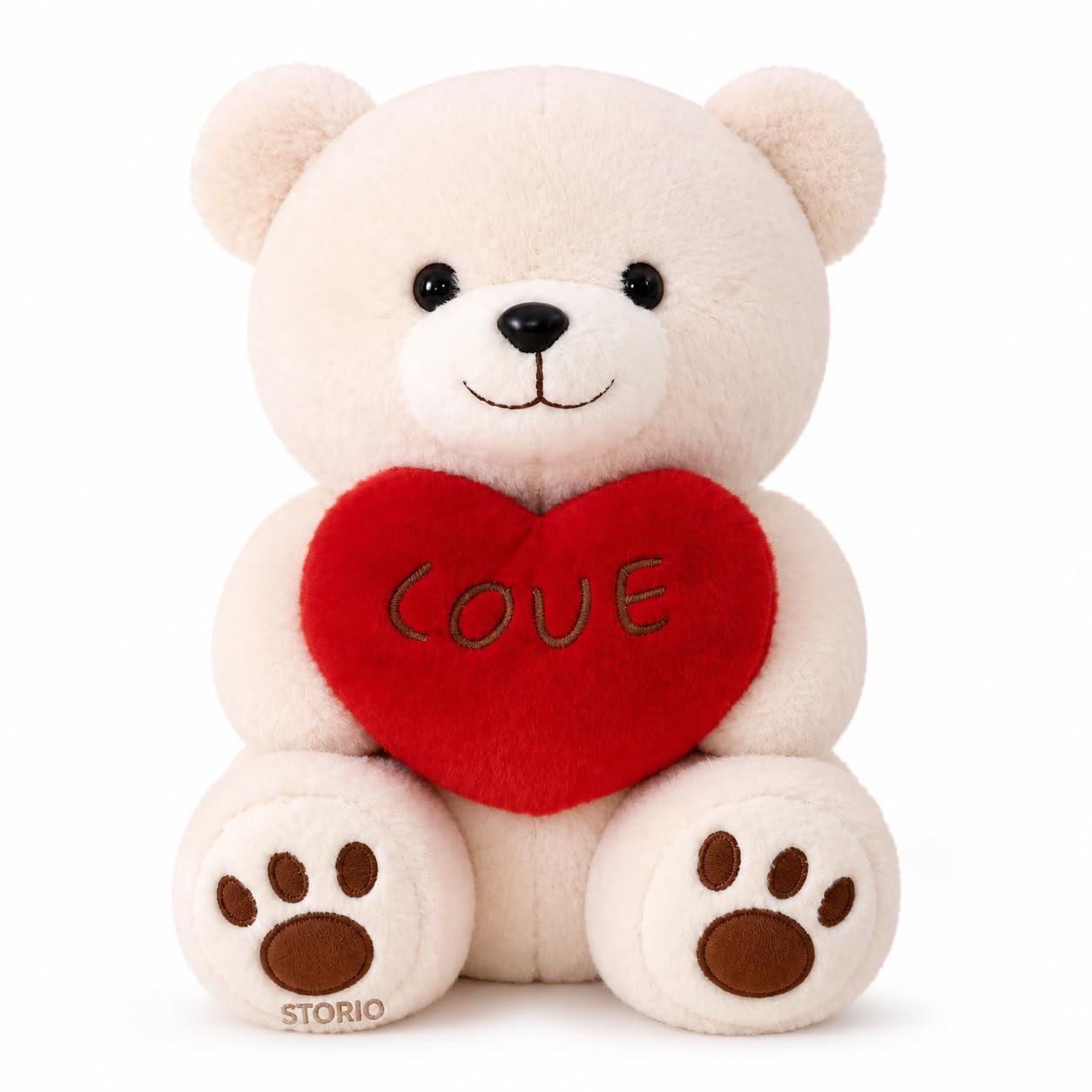 Storio Soft Plush Lying White Puppy Stuffed Animal | Kids Animal Home Decor for Boys & Girls Soft Dog Plush Toy - 25cm — Amazon image 23