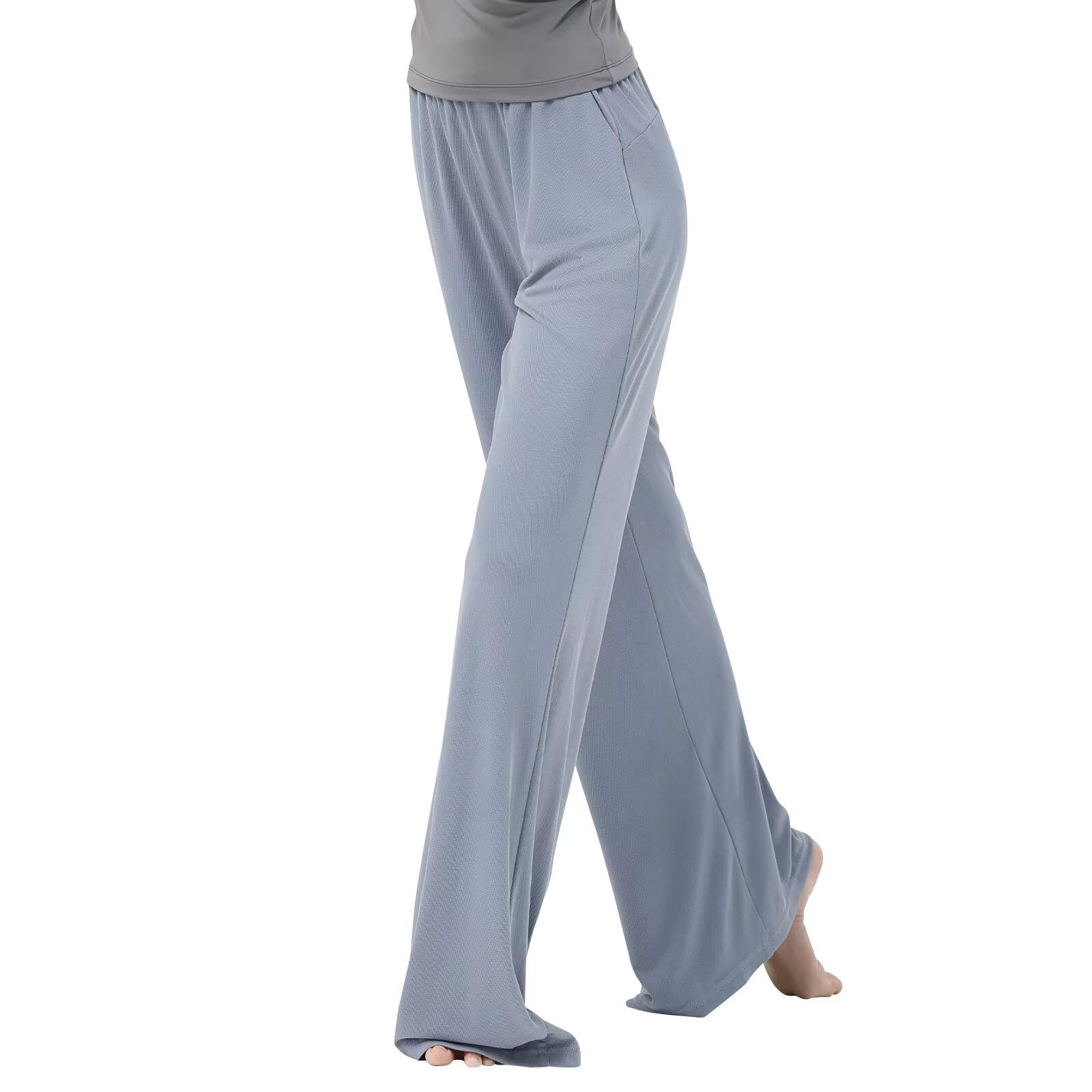Pantaloni Dritti da Donna, Pantaloni Casual da Donna, Pantaloni Lunghi a Gamba Larga per Danza Jogging Sport Tutti I Giorni