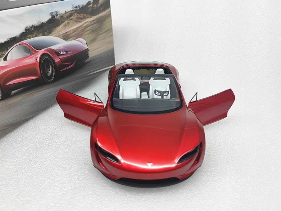 レア売り切れ品】テスラロードスター 1:18スケールオフィシャル品