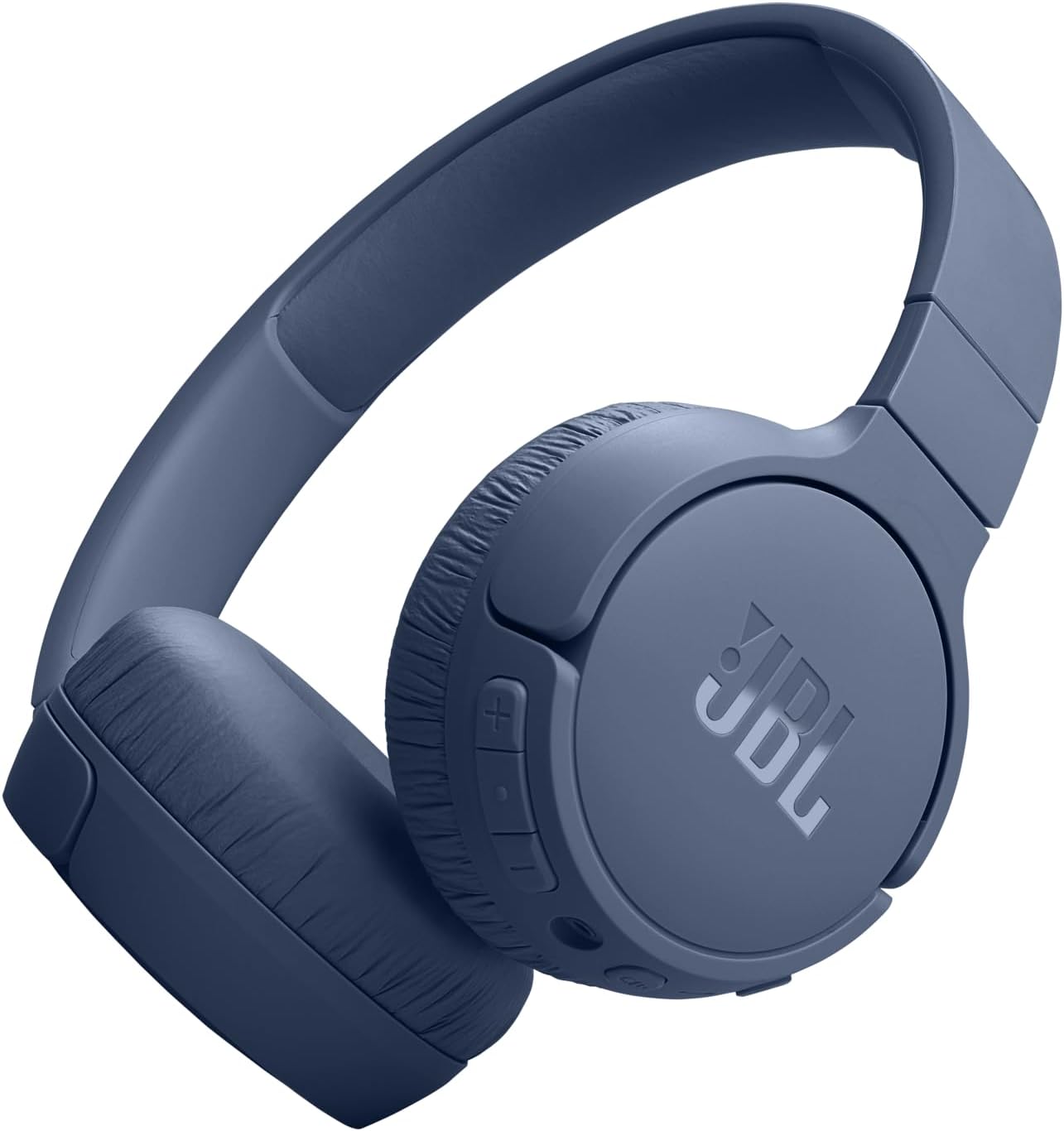 Tune 670NC - Wireless On-Ear Headphones - Blue | Adaptive Noise Cancelling with Smart Ambient, Bluetooth 53 with LE Audio, JBL Pure Bass Sound