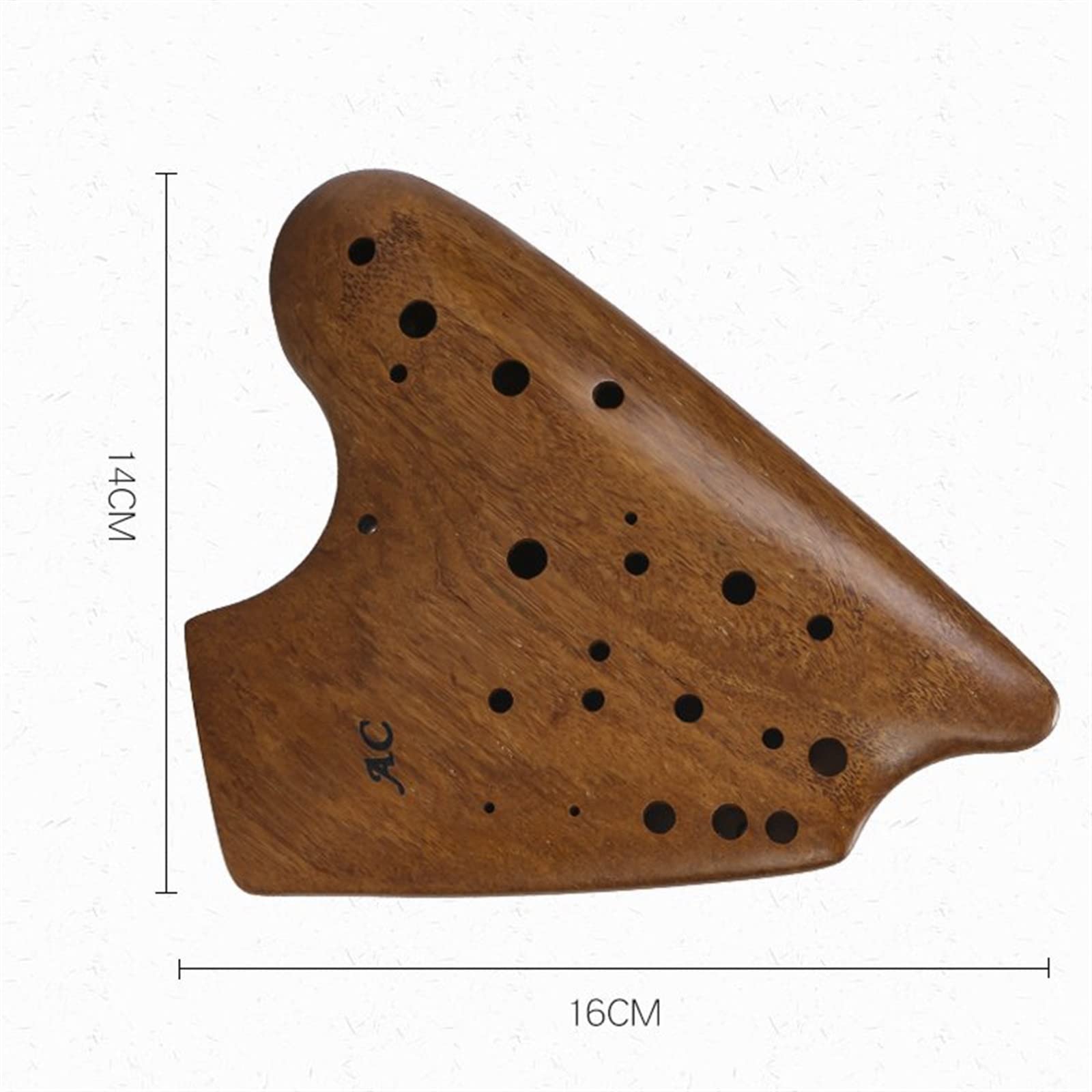 Ocarina étudiant Ocarina Trois Tubes AC Ocarina Bois Ocarina 3 Tubes Double Tube Alto C-Tone Ocarina
