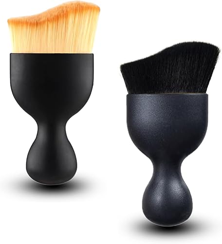 Cepillo de limpieza interior de automóvil, cepillo para polvo, cepillo de belleza con detalle de cerdas suaves, salida de aire acondicionado,