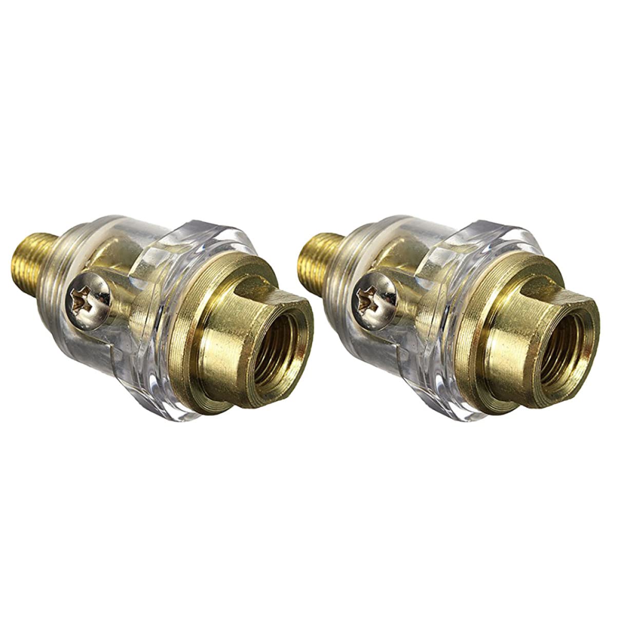 6pcs to Line Practical Access FRL Mini in- Lubricator Applications Compressor System Inch Oiler Air in in-line for Bsp Automatic Female Great Male Pneumatic/Tool