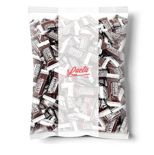 Laetafood Hershey's Zero Sugar Chocolate Candy Bars, Individually Wrapped (3 Pound Bag) #TOP1