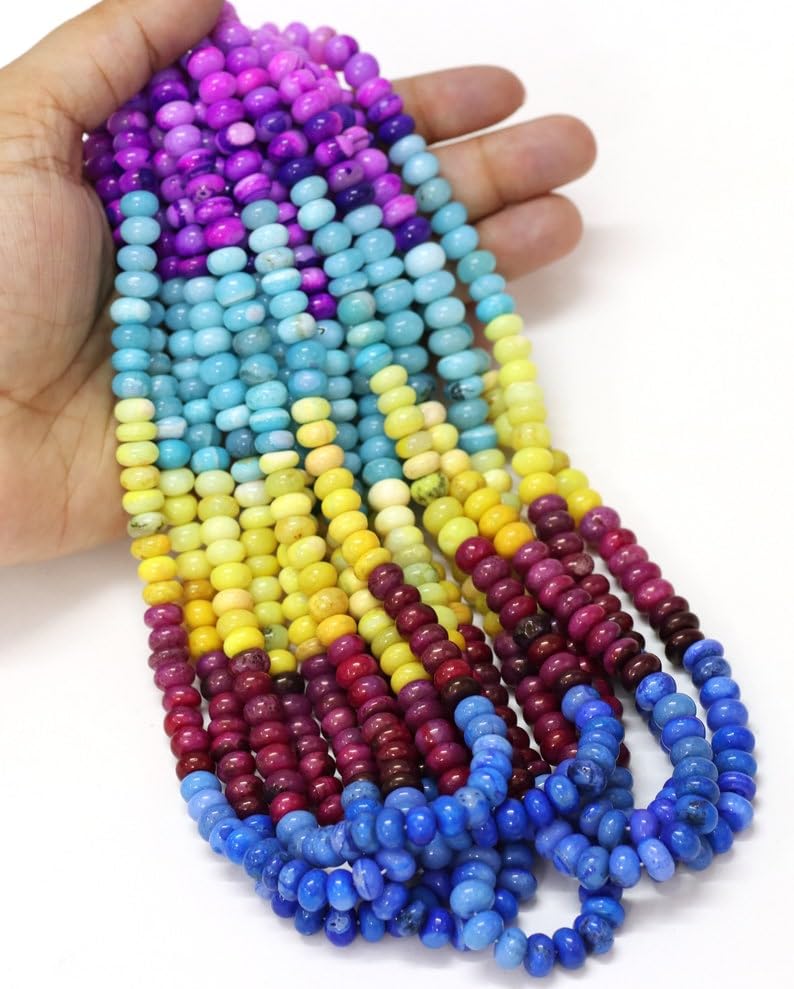 Perles rondes naturelles multi-opales idéales pour vos ateliers de bijoux d'été