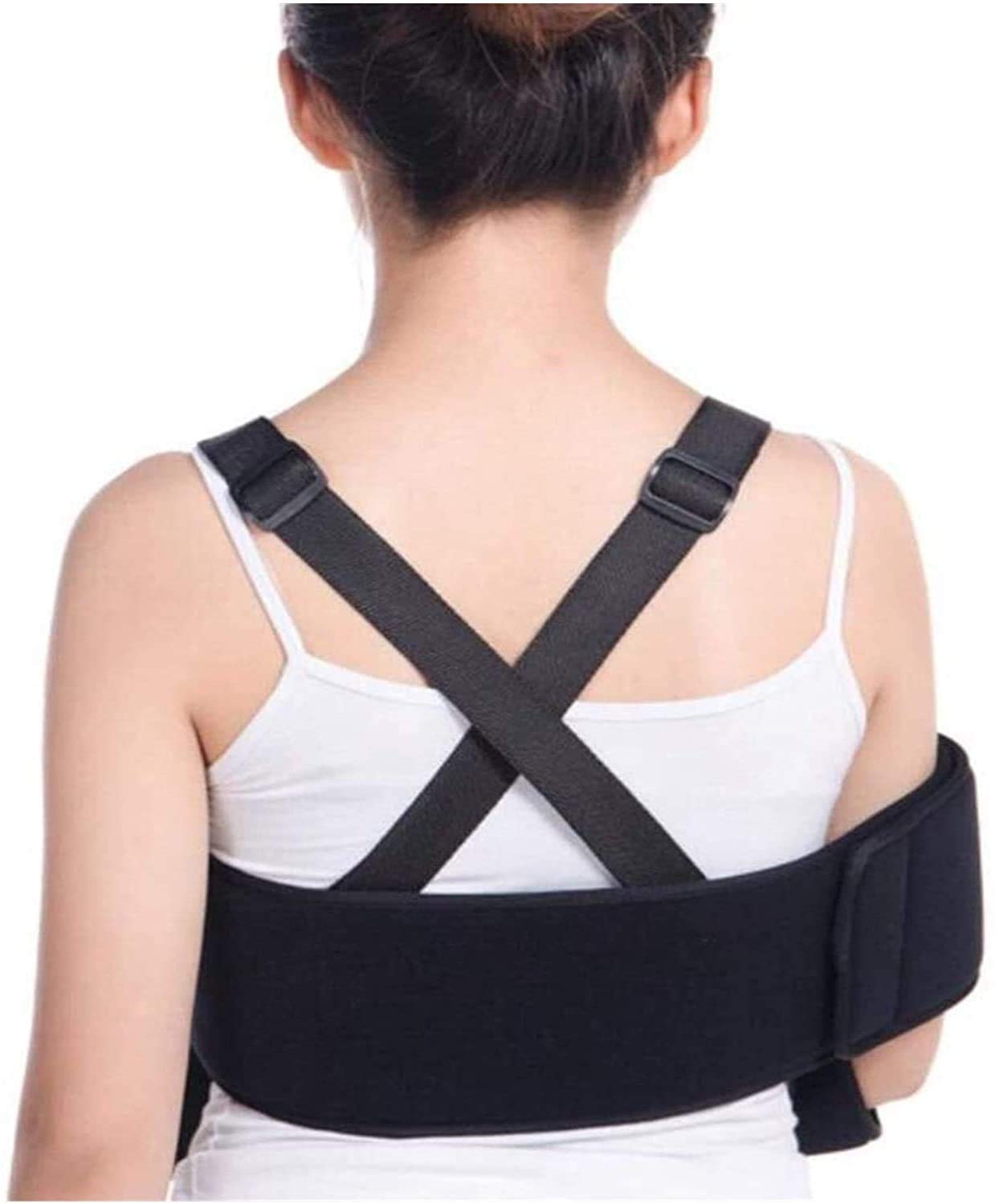 Soportes de Brazo Ajustables, Soporte de Manguito rotador, inmovilizador de Hombro con Cabestrillo para Mujeres y Hombres para Dolor de Hombro, Brazo, Codo, Manguito rotador