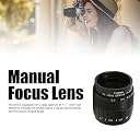 Pomya 35mm F1.7 Large Aperture Manual Focus, Prime MFT Lens for Micro Four Thirds, for C Mount Mirrorless Camera (Black) gallery image