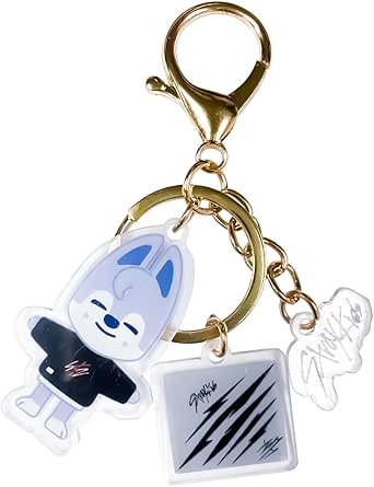 2 Stück Stray Kids SKZoo Schlüsselanhänger - K-Pop Fan Merchandise