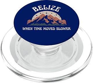 Where Time Moved Slower Belize Belize Vacation PopSockets PopGrip for MagSafe