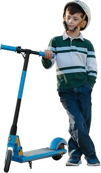 GKS Electric Scooter for Kids | 150W Motor, 6" Solid Wheel, Easy to Ride & Assembly, UL2272 CPC Certification Approved, Supports 120Lbs Load for Boys Girls