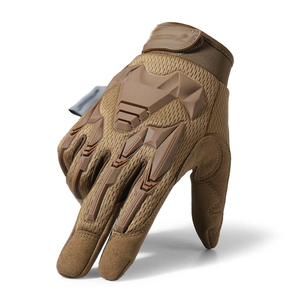 Handschuhe Fahrradhandschuh Sport Klettern Paintball Schießen Jagd Reiten Ski Vollfinger Fäustlinge Herren (Color : B, Size : X-Large) (AL)