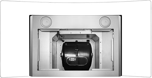 Miniatura 12 de COSMO COS-668A900 - Campana extractora de montaje en pared con conductos Vista Collection 380 CFM, controles de botón, luces LED, acero inoxidable