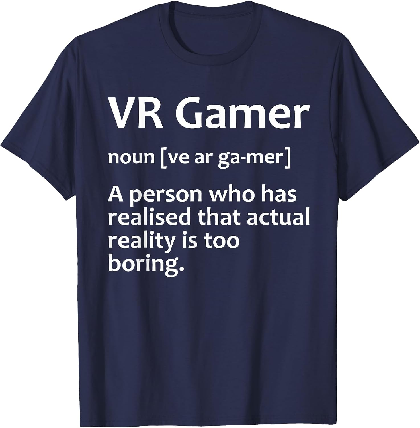 Funny VR Gamer Design for Men Women Virtual Reality Gaming T-Shirt image 5
