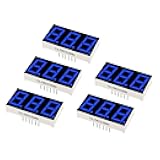 YOKIVE 5Pcs LED Display Digital Tube, LED Segment Displays Common Anode 3 Bit 7 DIY Great for Appliances, Instruments, Car Accessories, 0.55
