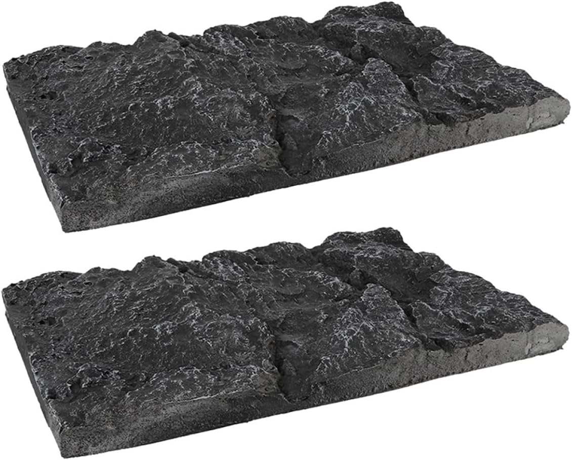 2pcs Stone Texture Aquarium Background for Fish Tanks Reptile Terrarium Decor Lightweight Pu Material Visual Depth and Design