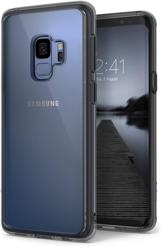 Rearth Ringke Case For Galaxy S9 Fusion Shock Absorption Back Cover - Smoke Black