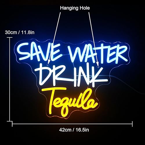 Miniatura 2 de Letrero de neón con luces LED de neón para decoración de pared, letreros de luz USB para el hogar, cerveza, bar, dormitorio, restaurante, cueva de