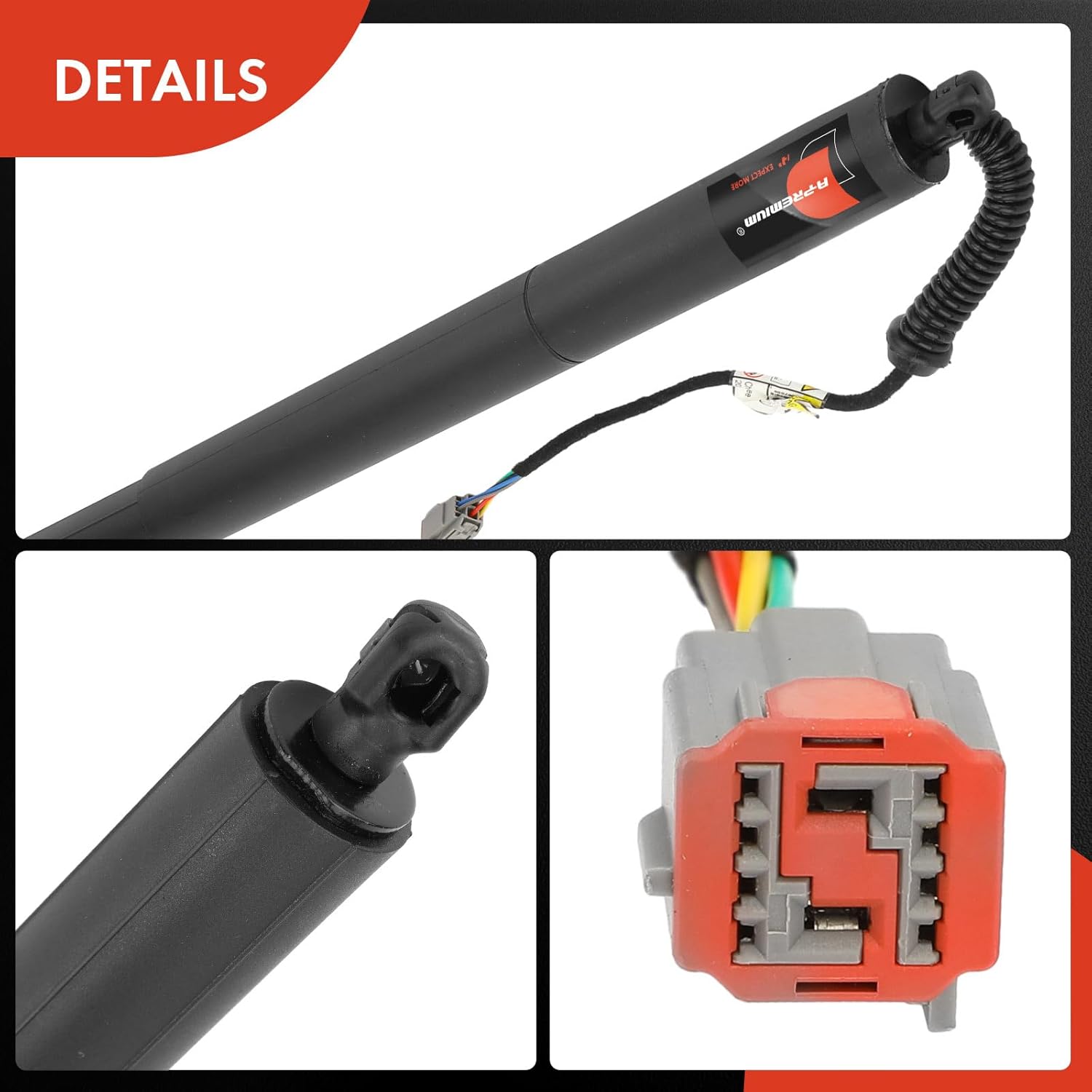 A-Premium Rear Left Power Hatch Lift Support Compatible with Jeep Cherokee 2019 2020 2021 2022 2023 Sport Utility Electric Rear Tailgate Lift Struts Liftgate Actuator - Replace# 68289846AB